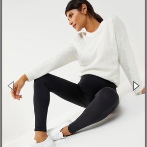 PEA IN THE POD BLACK SEAMLESS MATERNITY LEGGINGS EUC Size Small #1912